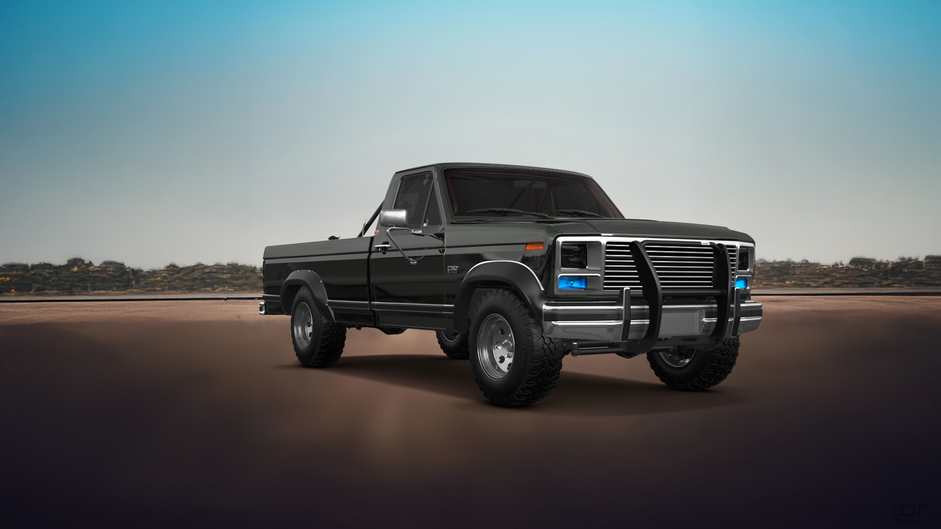 Ford F-150 2 Door pickup truck 1986 tuning