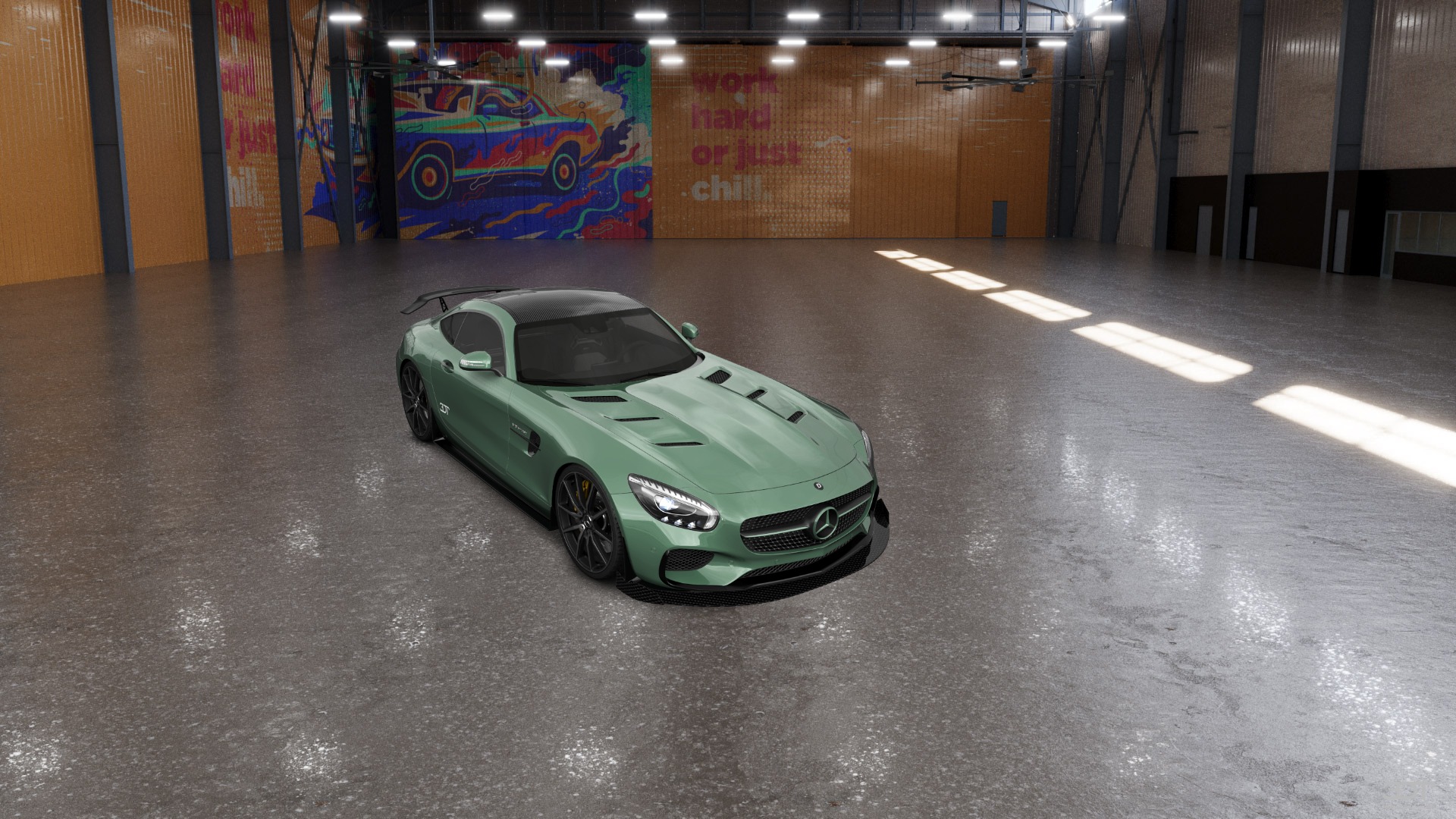 Mercedes AMG GT 2 door fastback coupe 2016