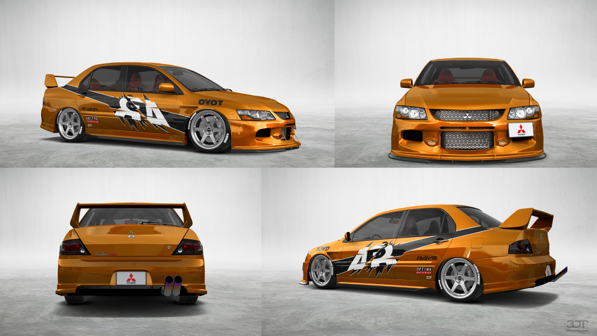 Mitsubishi Lancer Evo IX 4 Door Saloon 2005 tuning
