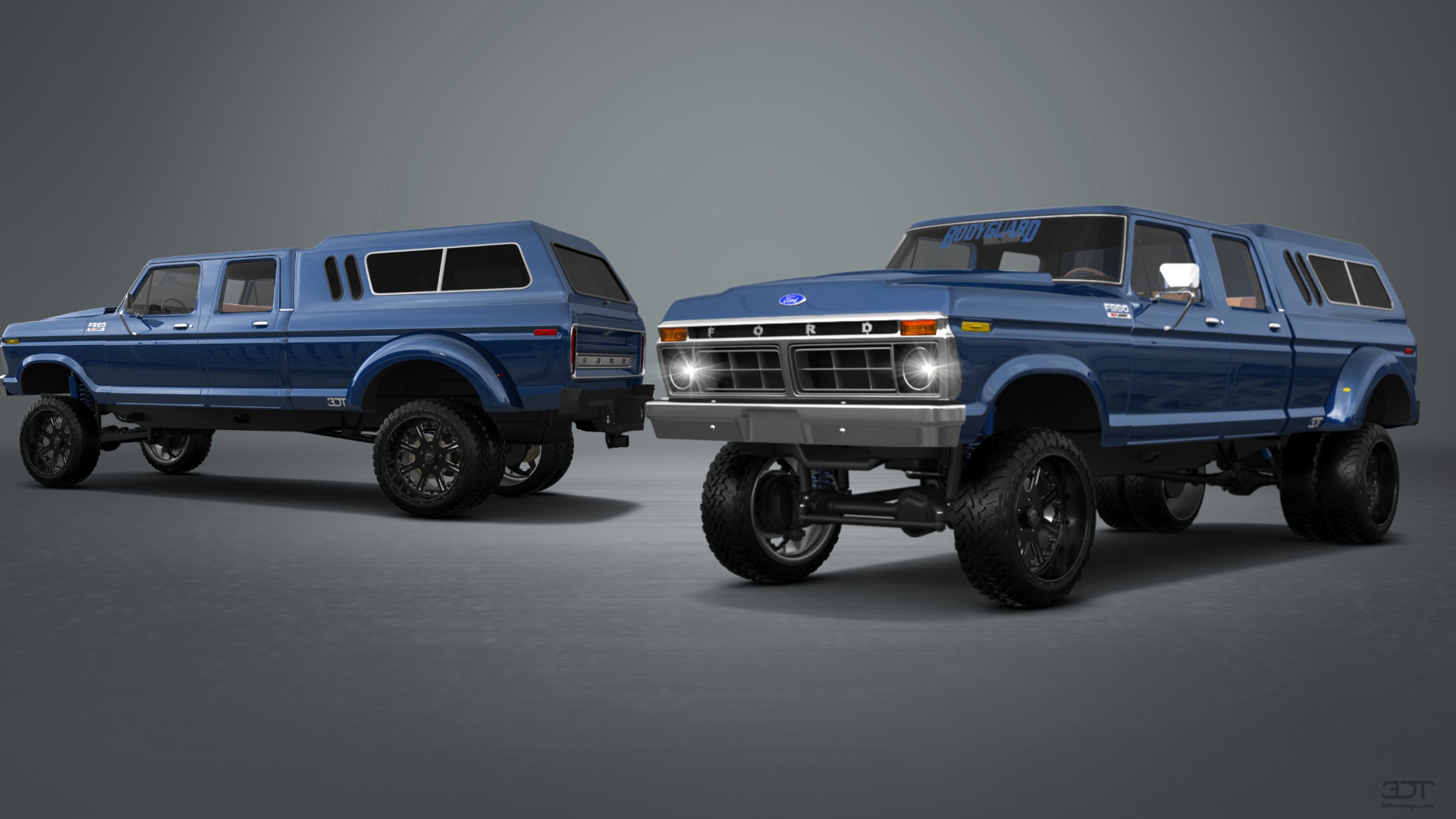 Ford F-350 Dually 4 Door pickup truck 1973