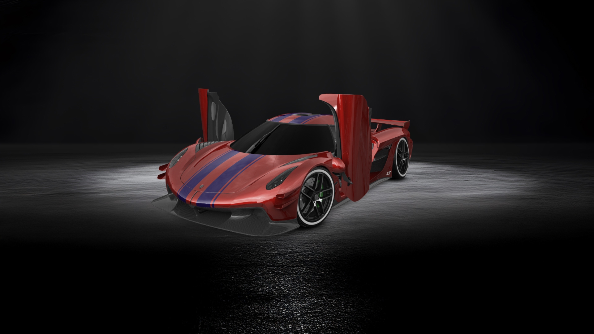 Koenigsegg Jesko 2 door targa top 2020 tuning