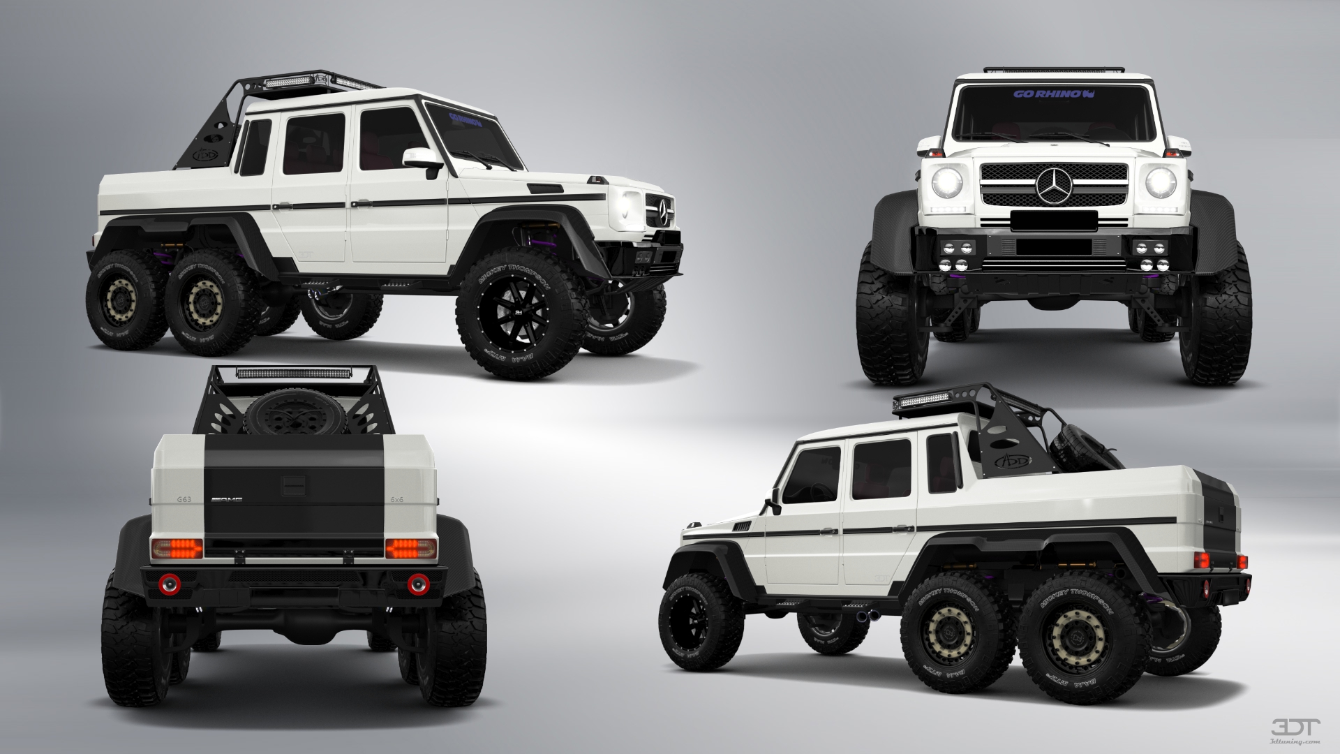 Mercedes G 63 AMG 6x6 4 Door pickup truck 2013