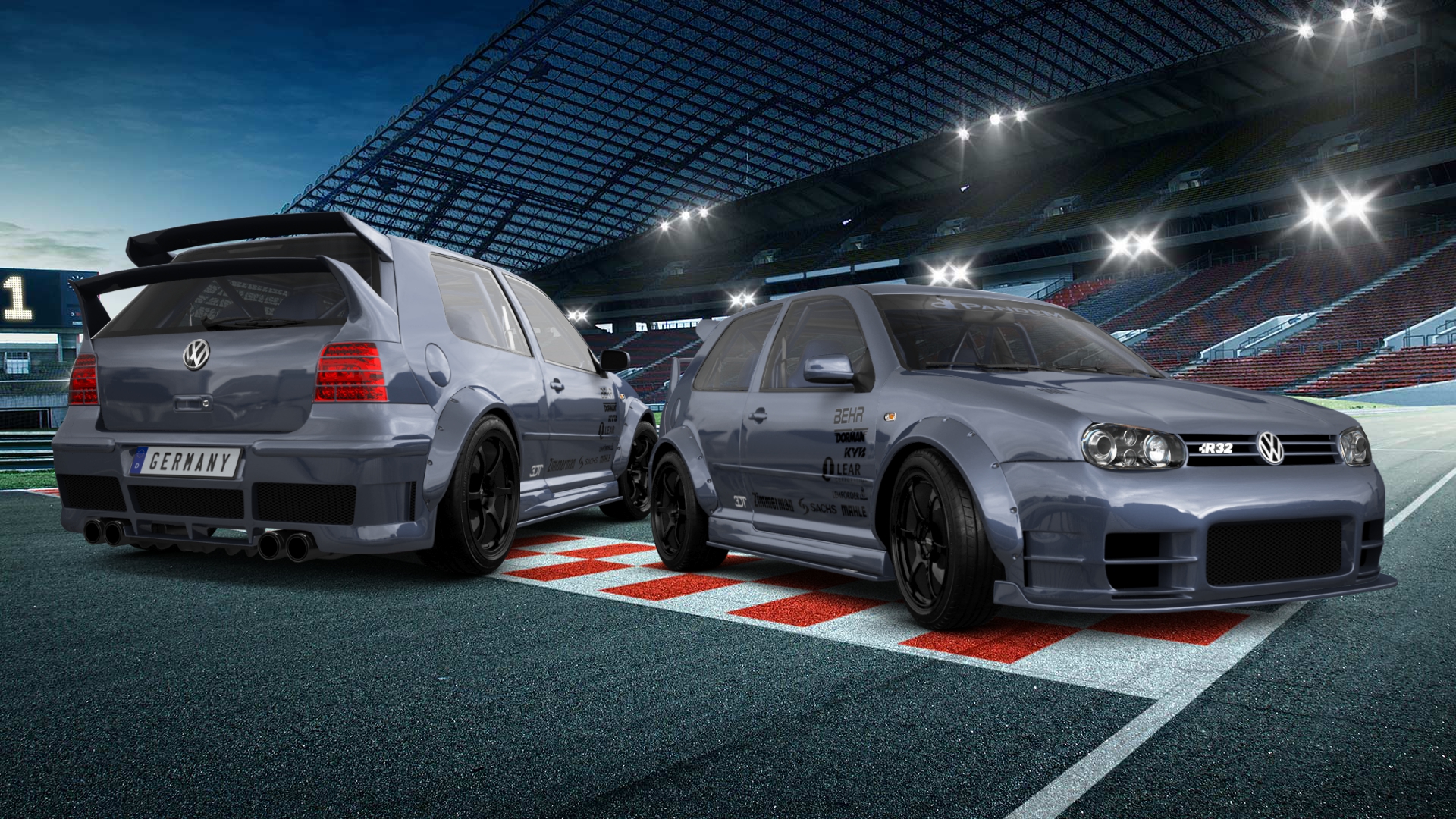 Volkswagen Golf 4 (mk4) 3 Door Hatchback 1997 tuning