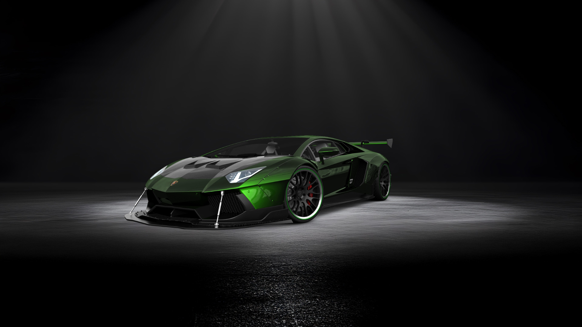 Lamborghini Aventador 2 Door Coupe 2012 tuning