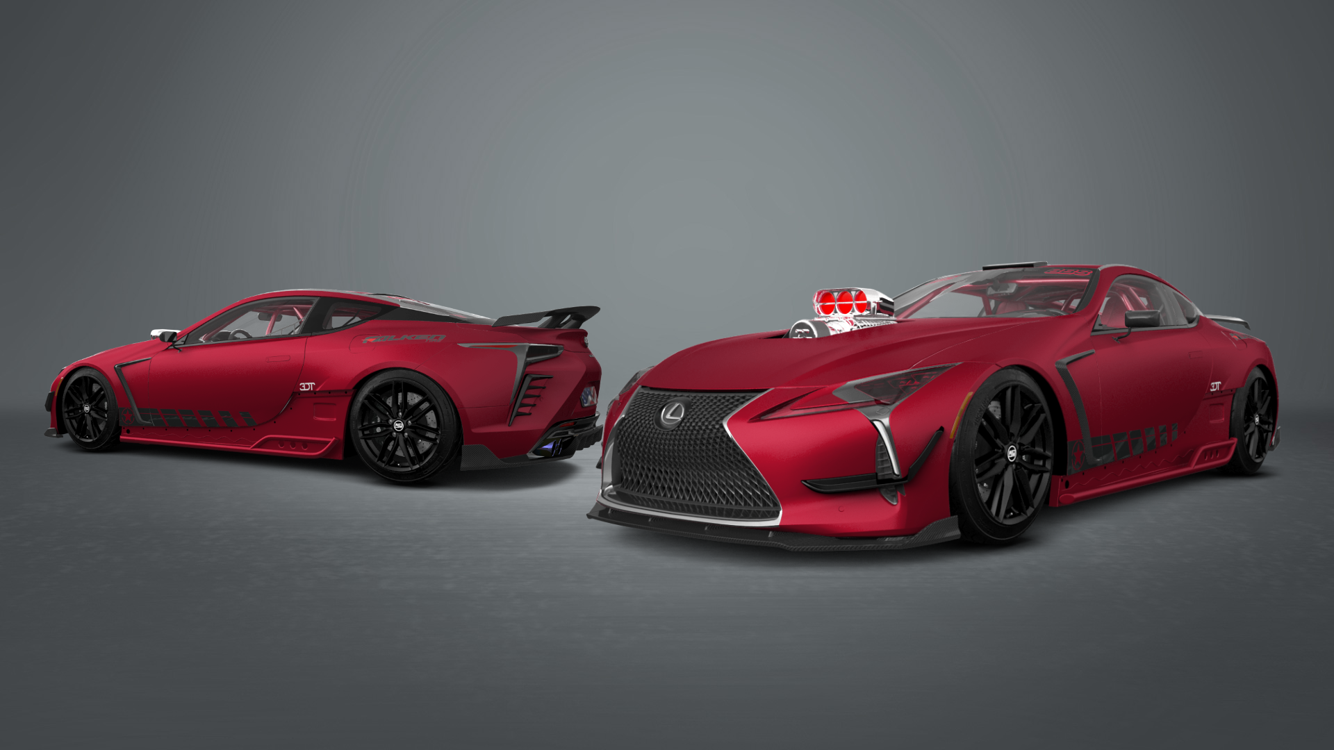 Lexus LC500 2 door fastback coupe 2017 tuning