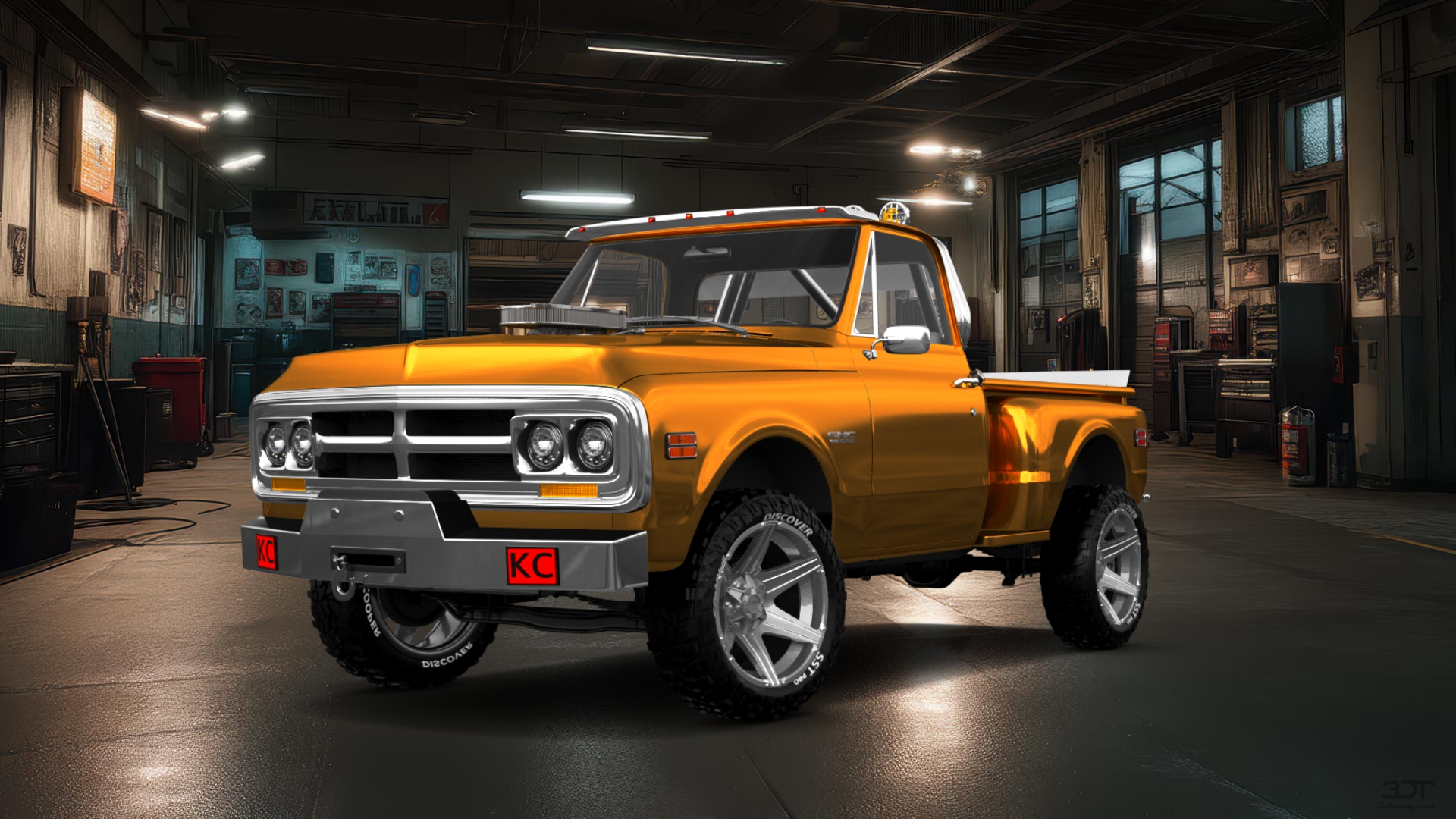 GMC K1500 2 Door pickup truck 1971 tuning