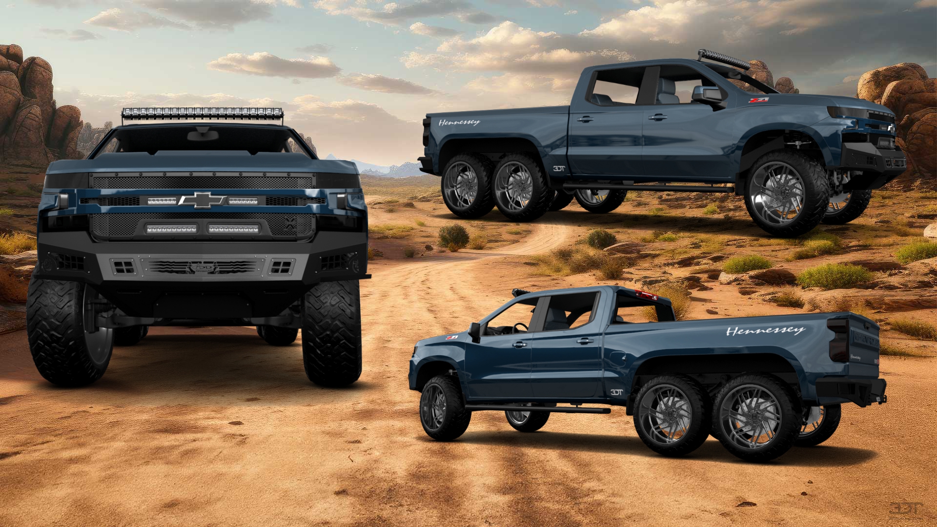 Chevrolet Silverado Hennessey Goliath 6X6 Truck 2020 tuning