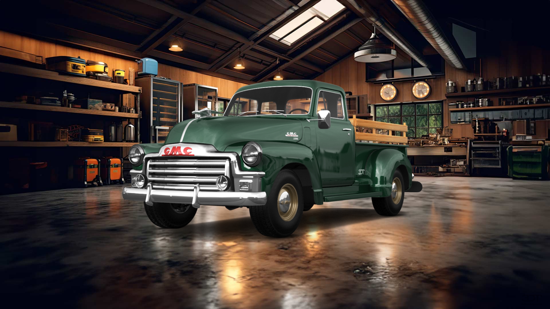 GMC 100 Stepside 2 Door pickup truck 1954
