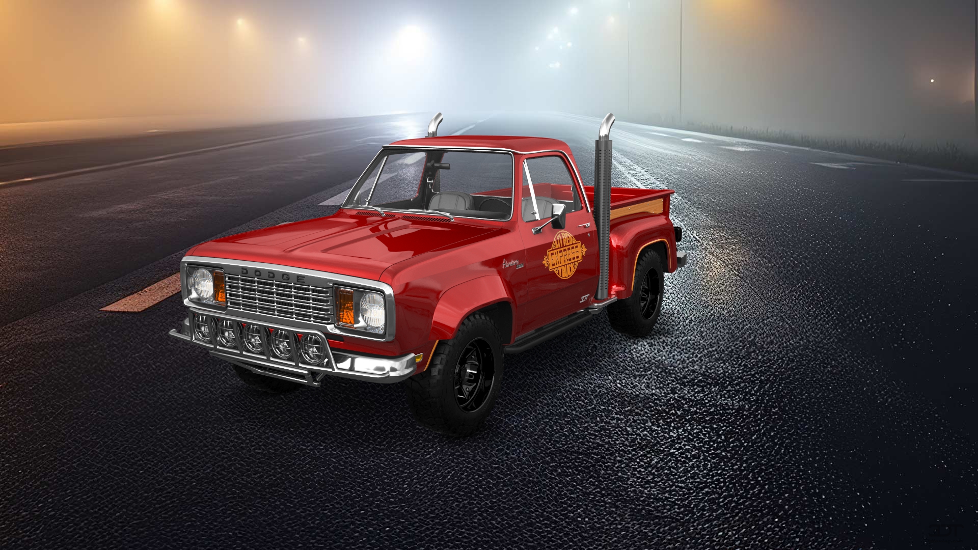 Dodge Lil Red Express 2 Door pickup truck 1978