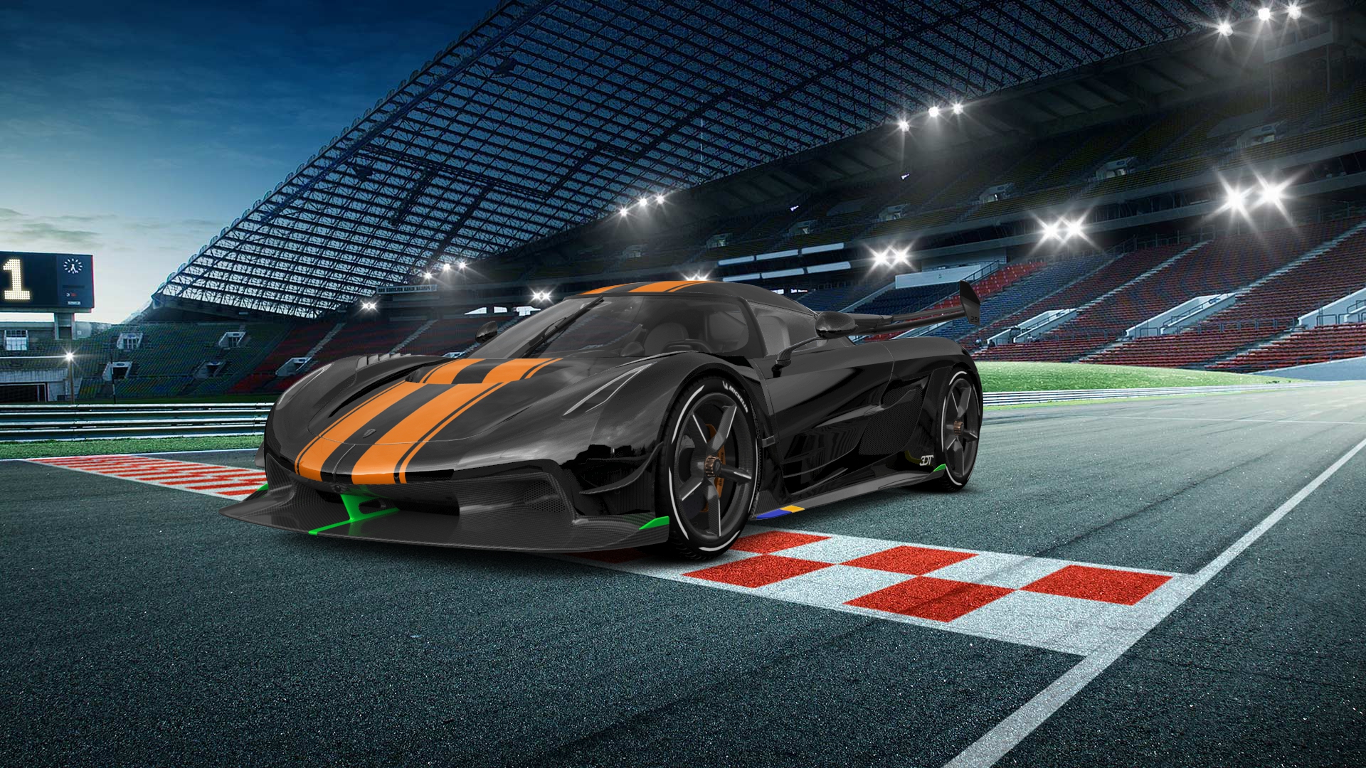 2024 Koenigsegg Jesko Attack (Black & Orange)