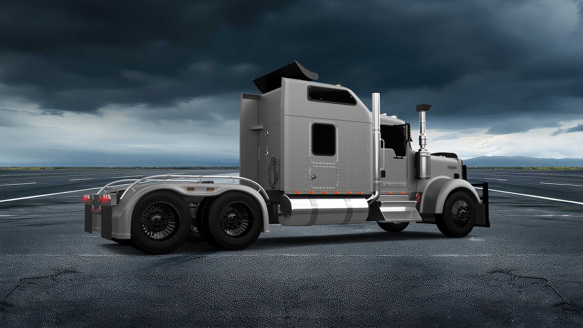 Kenworth W900 Sleeper Cab Truck 2015 Images