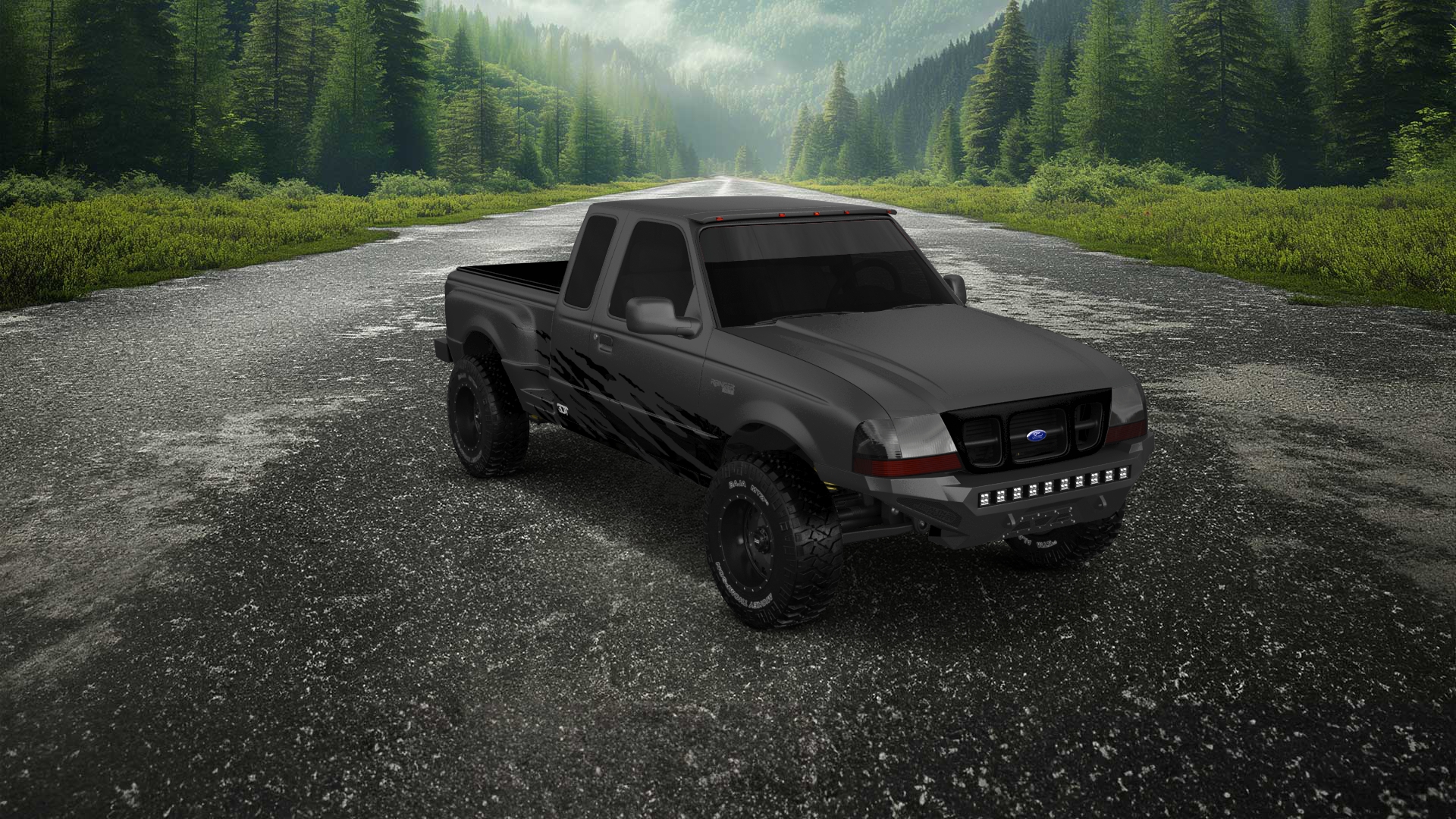 Ford Ranger Flareside 2 Door pickup truck 1998 tuning