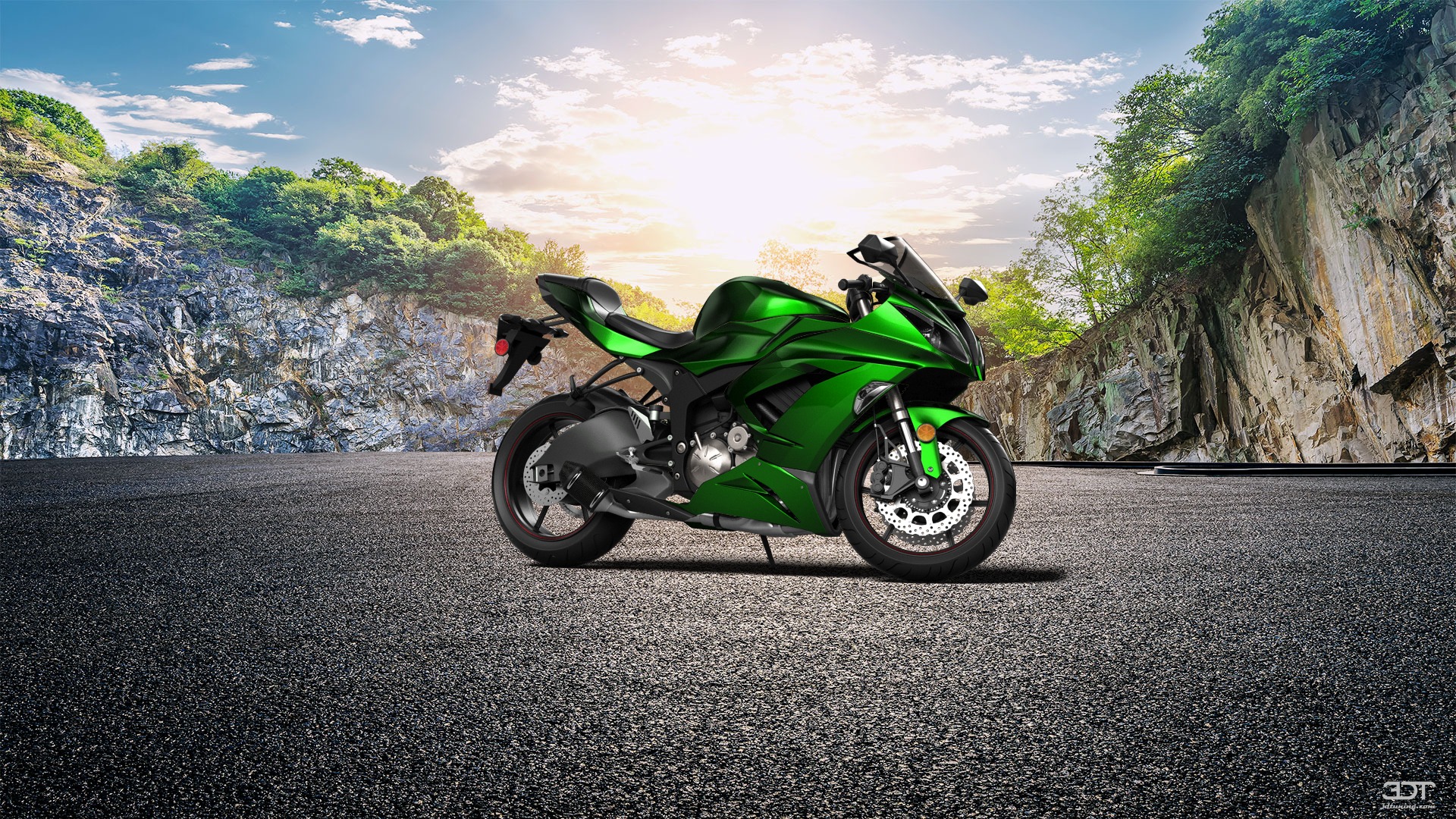 Kawasaki Ninja ZX 6R Sport Bike 2015