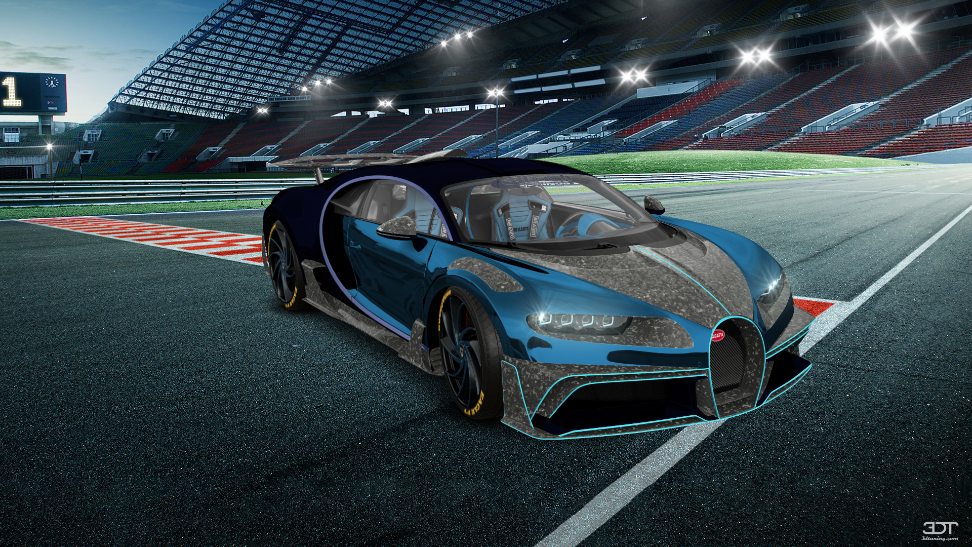 Bugatti Chiron 2 Door Coupe 2016 tuning