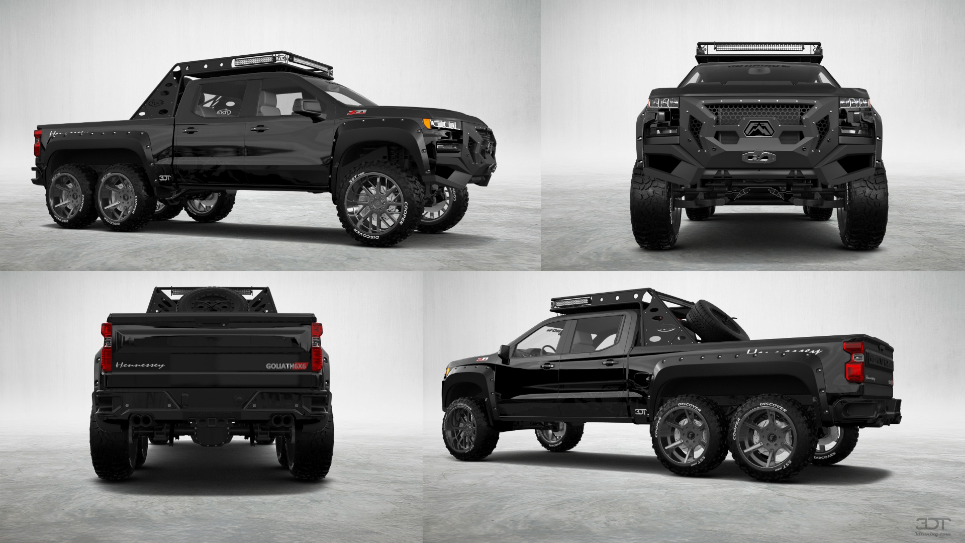 Chevrolet Silverado Hennessey Goliath 6X6 Truck 2020 tuning