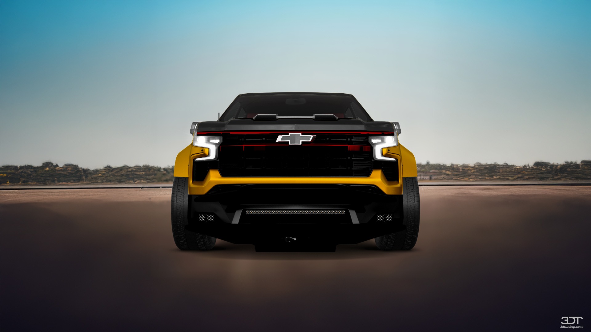 Chevrolet Silverado 1500 Crew Cab 5.8 ft box 4 Door pickup truck 2023 tuning