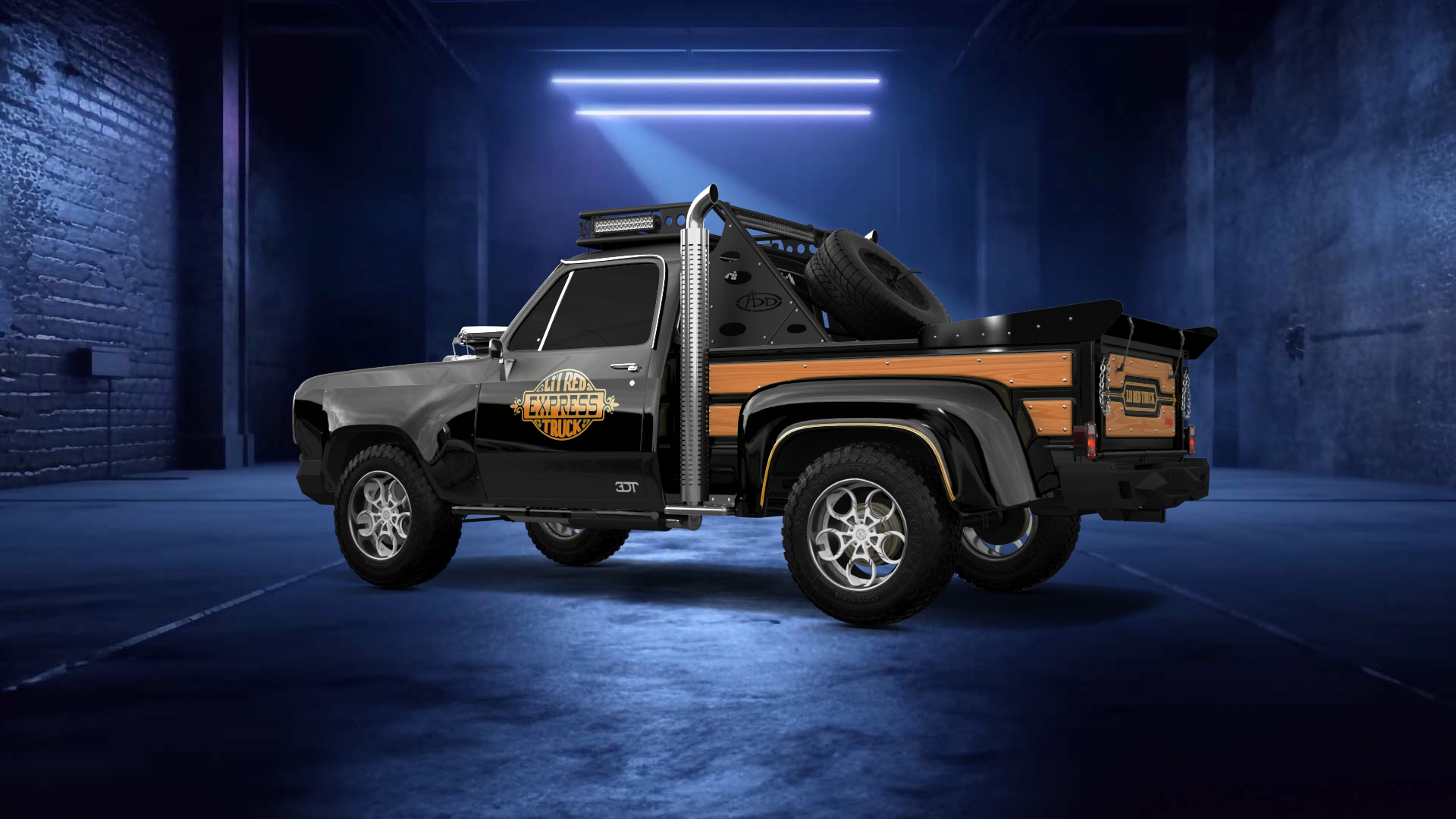 Dodge Lil Red Express 2 Door pickup truck 1978 tuning