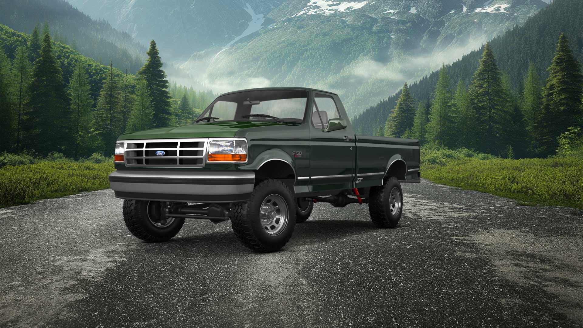 Ford F-150 Regular Cab 2 Door pickup truck 1992