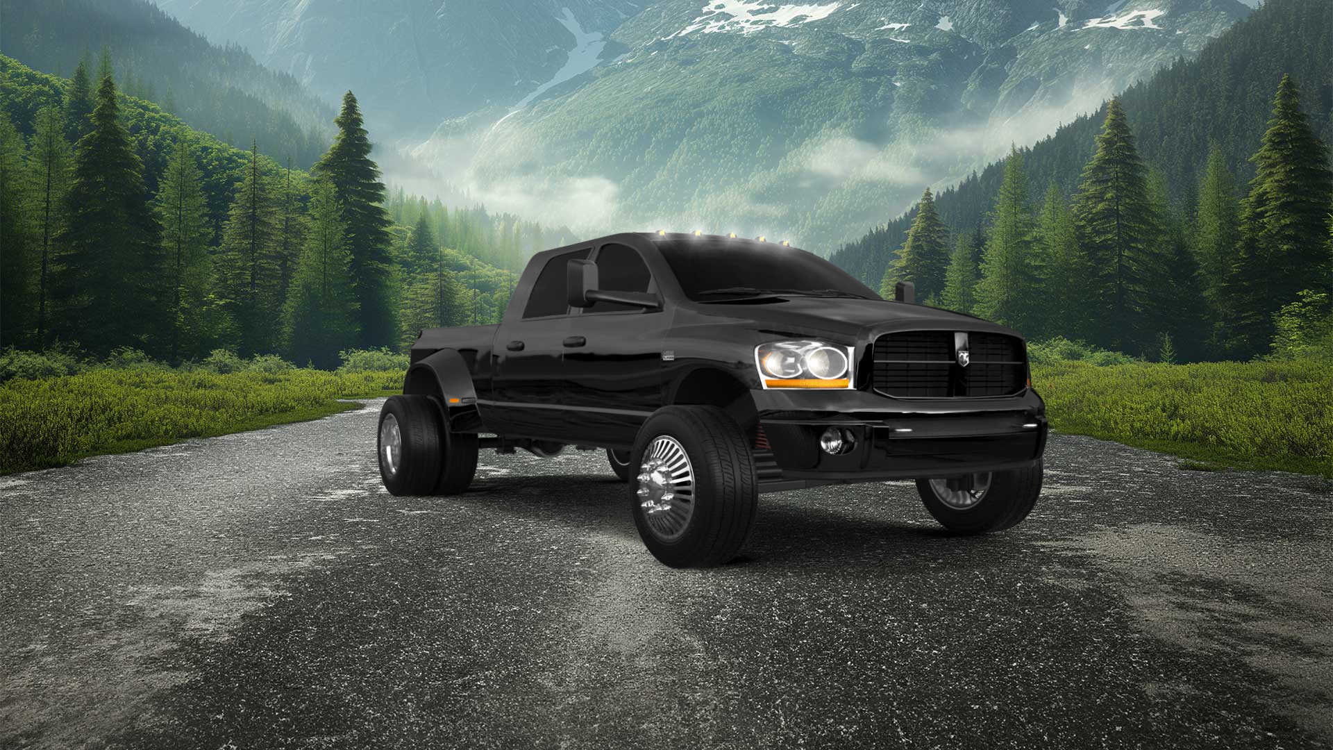 Dodge Ram 3500 Dually 4 Door pickup truck 2007