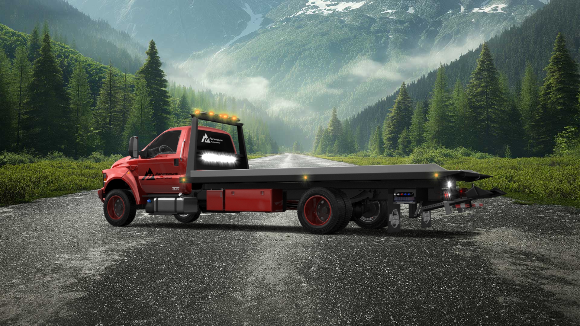 Ford F-650 Tow Truck Pickup 2016 tuning