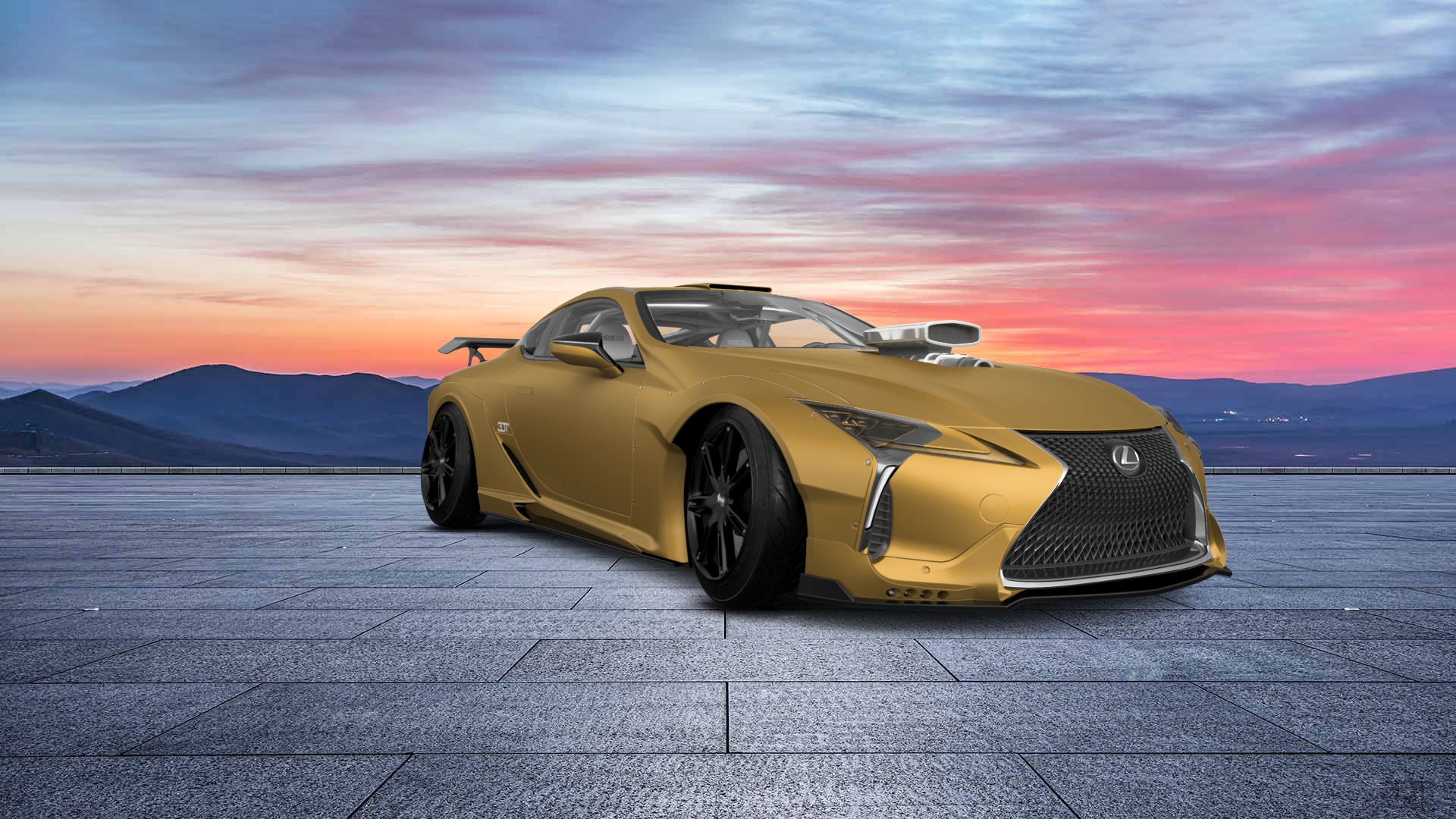 Lexus LC500 2 door fastback coupe 2017 tuning