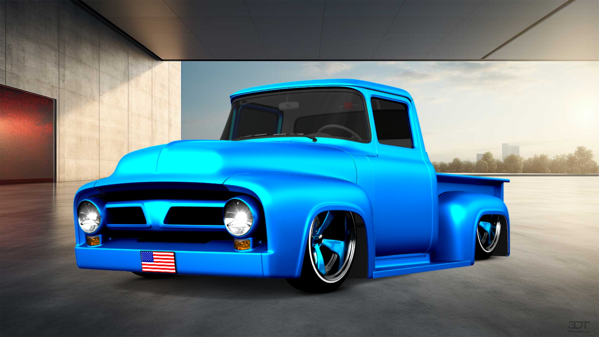 Ford F-100 2 Door truck 1956