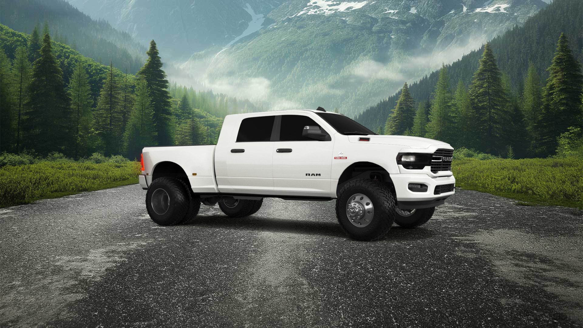 Dodge Ram 3500 4 Door pickup truck 2020 tuning