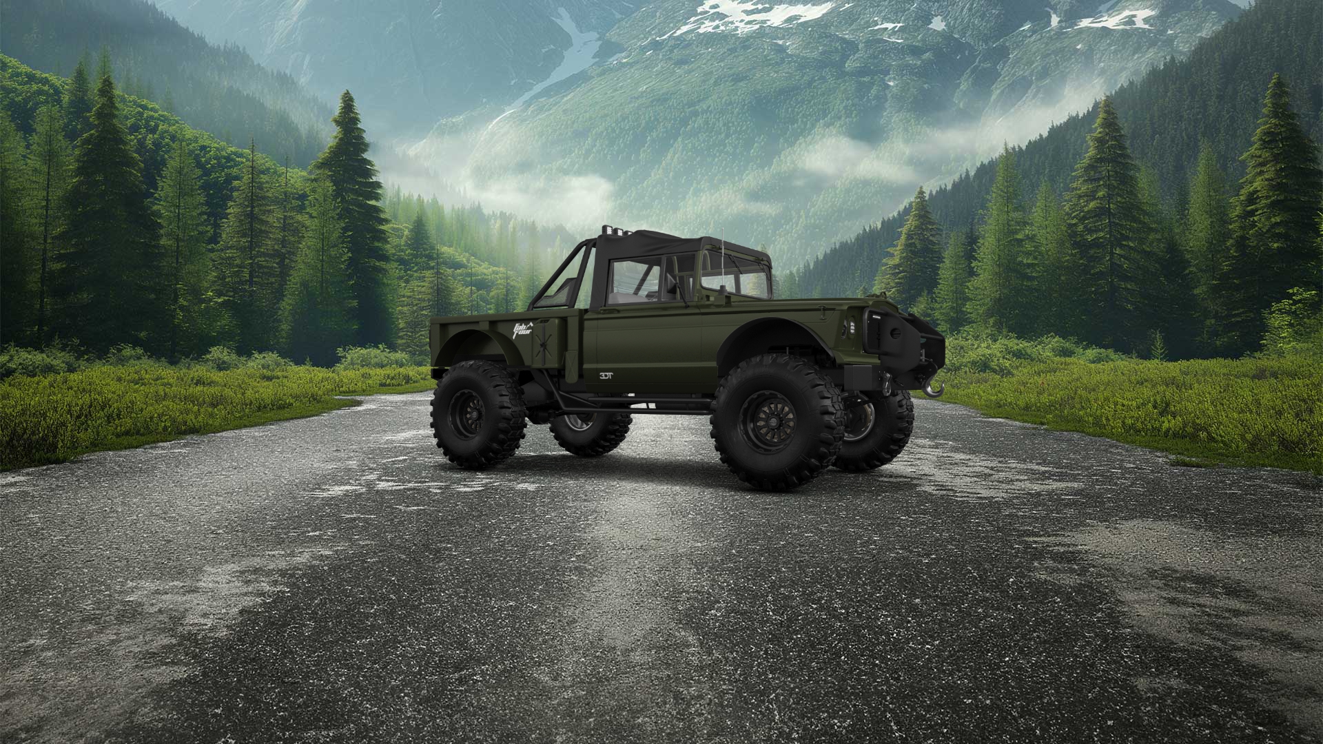Jeep Kaiser M715 2 Door pickup truck 1968