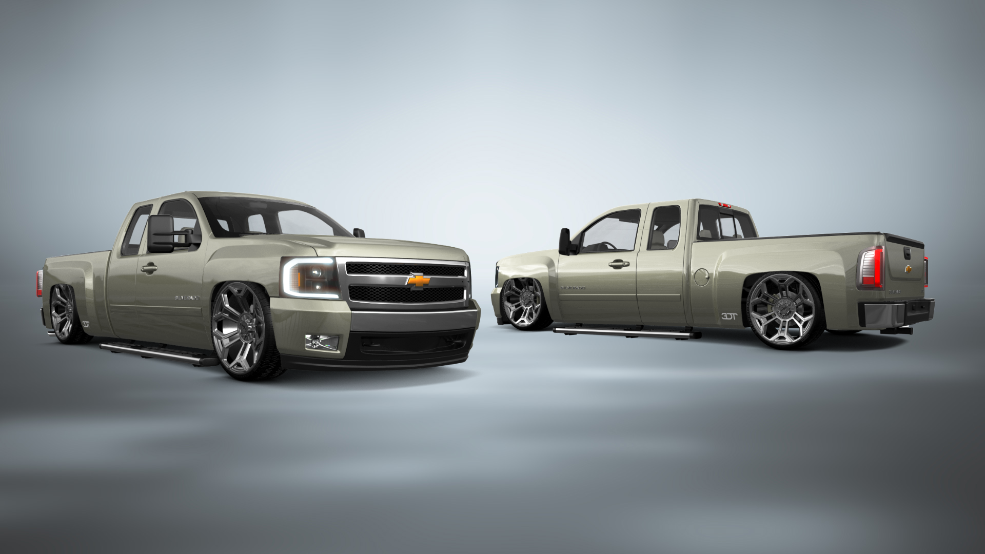 Chevrolet Silverado 1500 6.6 ft box Pickup Truck 2008 tuning