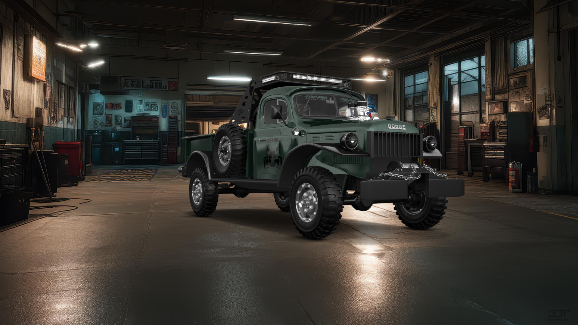 Dodge Power Wagon 2 Door pickup truck 1947 tuning