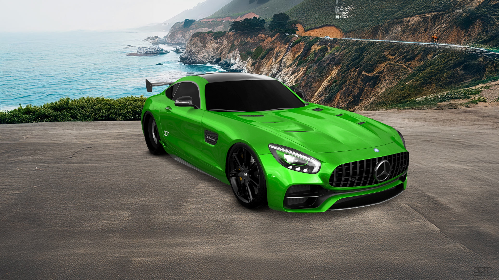 Mercedes AMG GT 2 door fastback coupe 2015 tuning