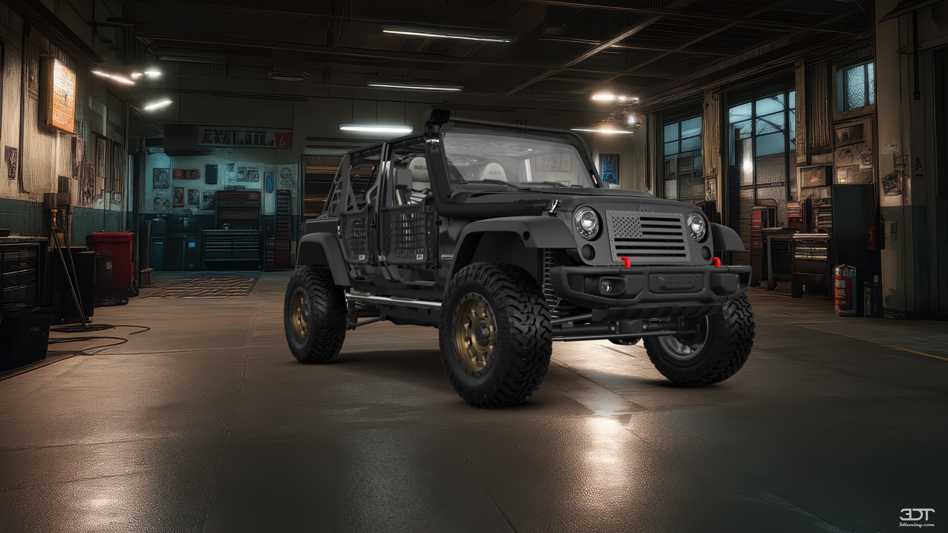 Jeep Wrangler Unlimited JK Rubicon Recon 4 Door SUV 2017 tuning