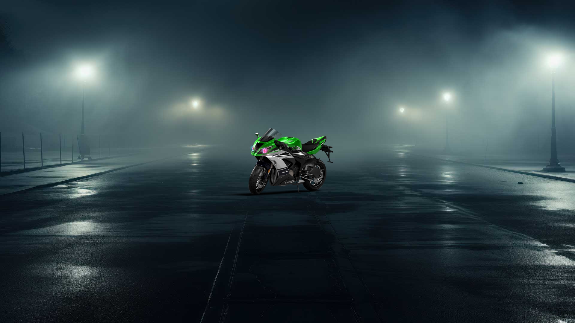 Kawasaki Ninja ZX 6R Sport Bike 2015 tuning