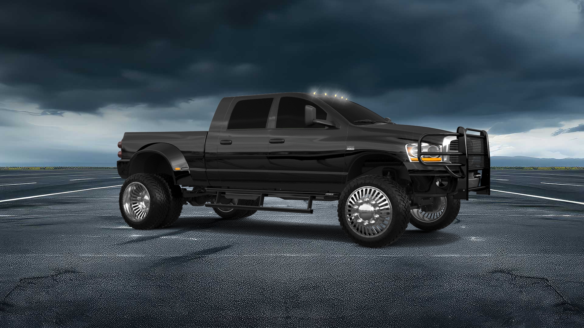 Dodge Ram 3500 Dually 4 Door pickup truck 2007