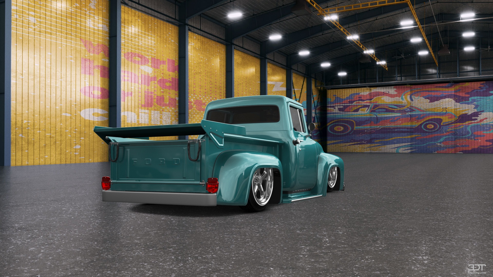 Ford F-100 2 Door truck 1956 Images