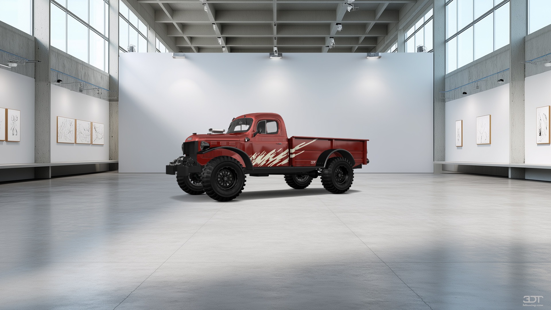 Dodge Power Wagon 2 Door pickup truck 1947 tuning