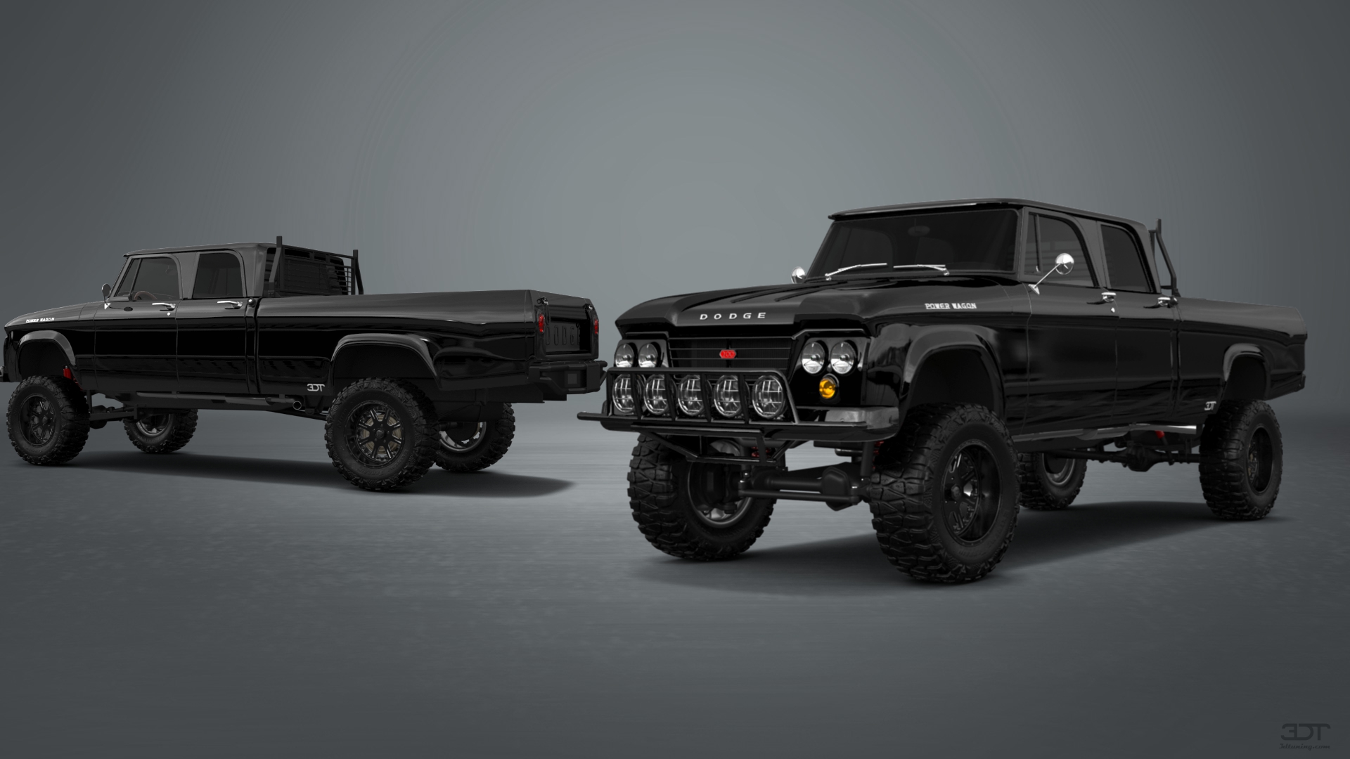 Dodge Power Wagon 4 Door pickup truck 1964 tuning