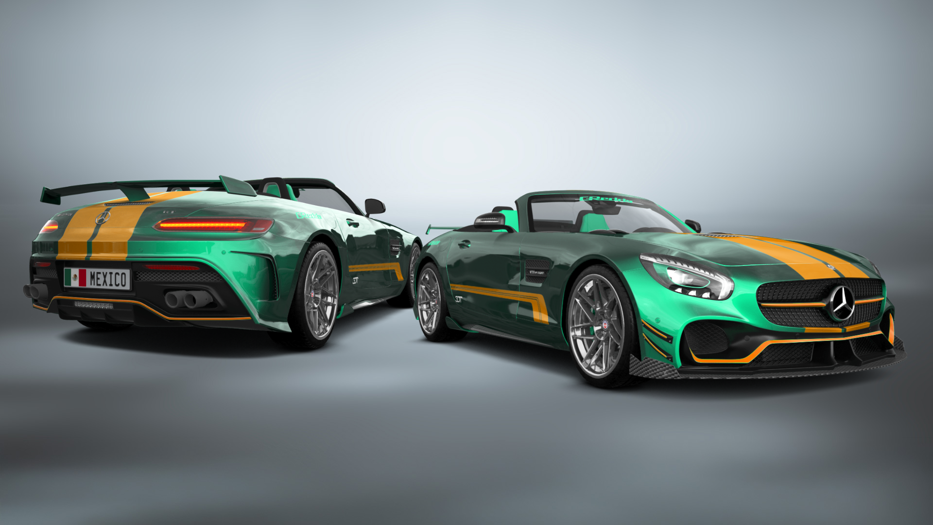 Mercedes AMG GT 2 Door Convertible 2016 tuning