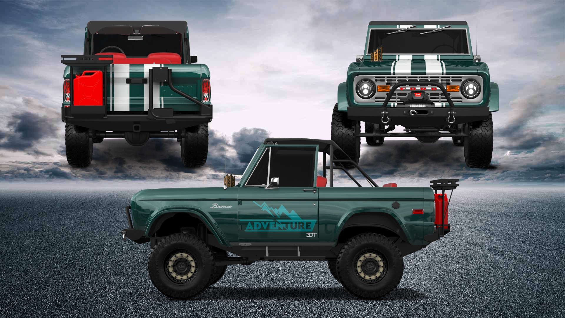 Ford Bronco 3 Door SUV 1965 tuning