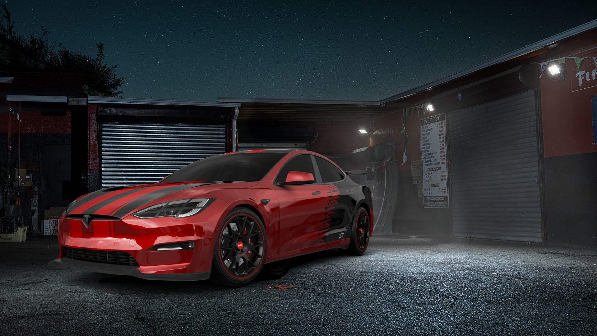 Tesla Model S Facelift 5 Door Liftback 2021 tuning