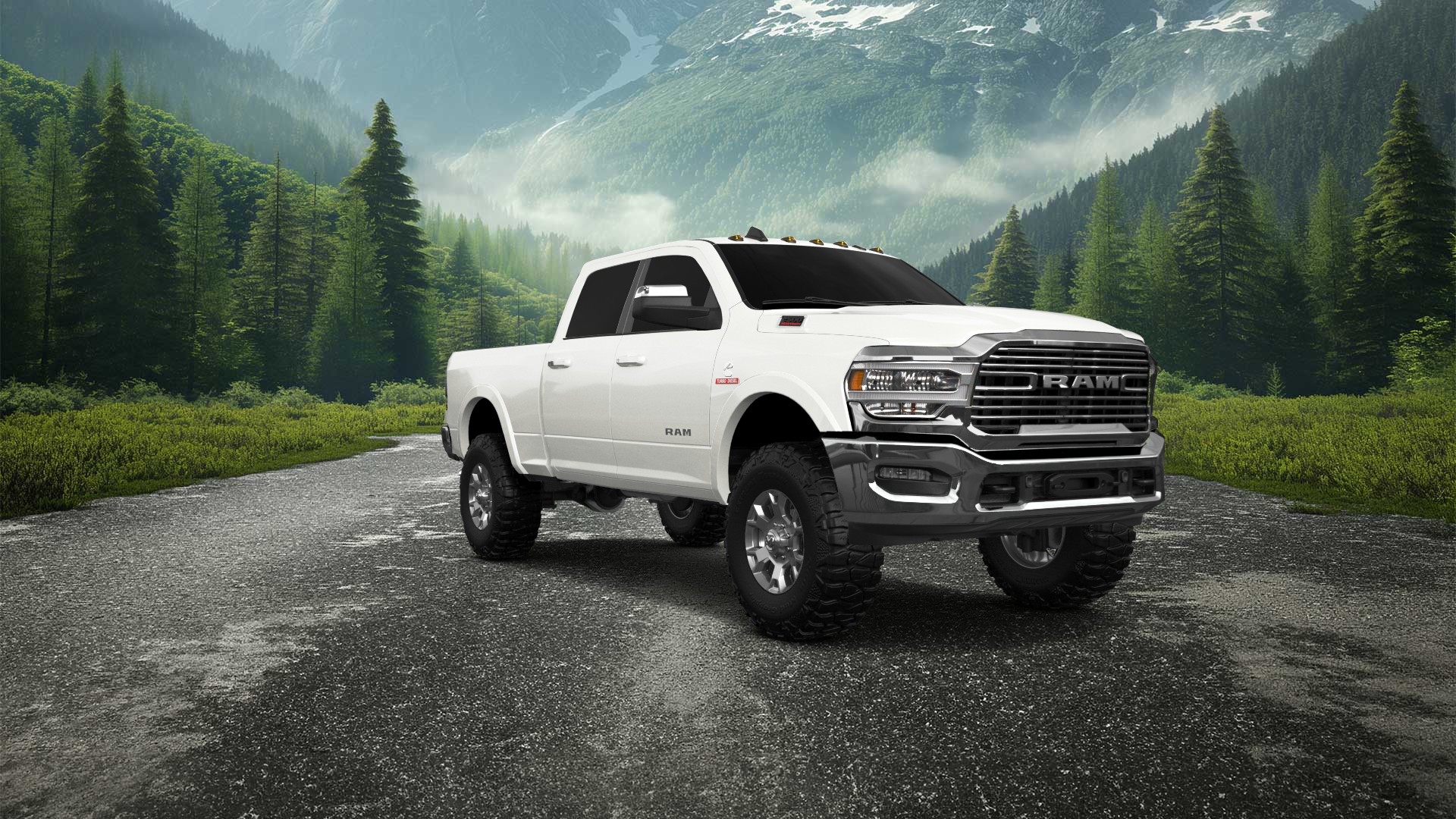 Dodge Ram 2500 4 Door pickup truck 2020 tuning