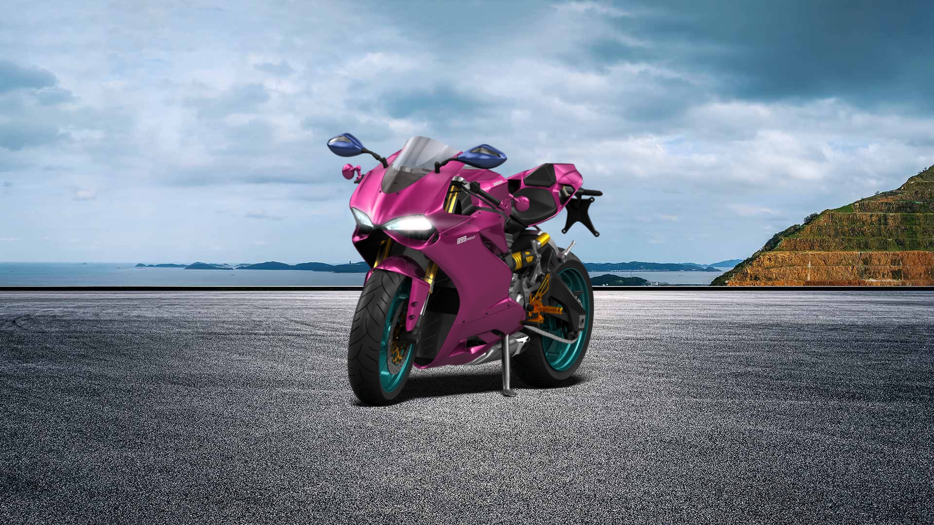 Ducati 899 Panigale Sport Bike 2015 tuning