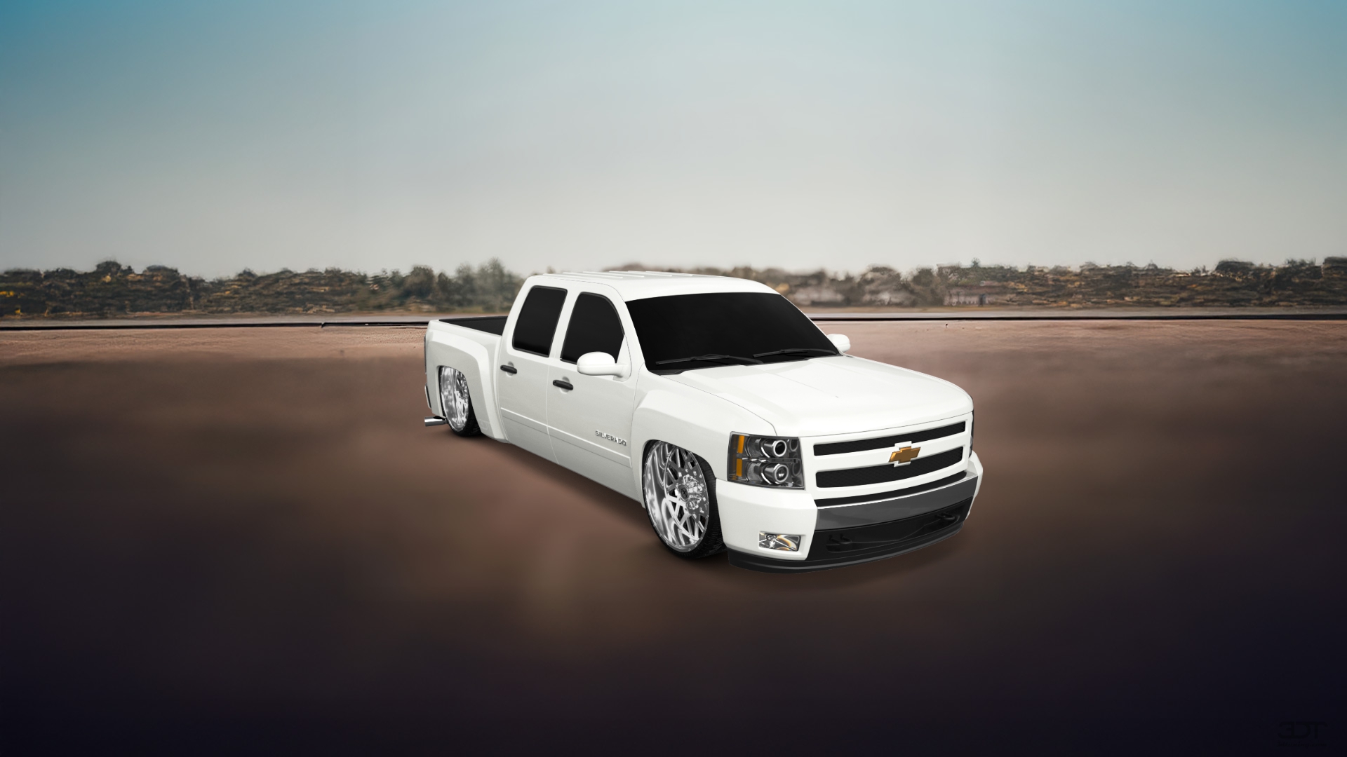 Chevrolet Silverado 1500 Crew Cab 4 Door pickup truck 2007 tuning