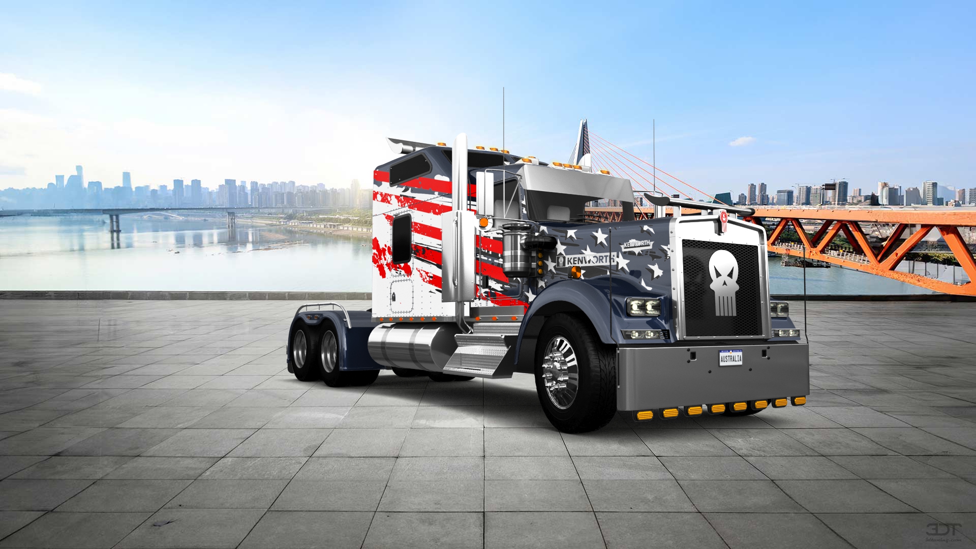 Kenworth W900 Sleeper Cab Truck 2015