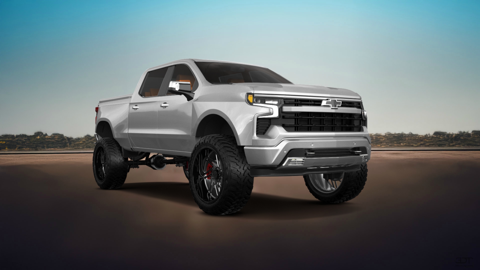 Chevrolet Silverado 1500 Crew Cab 5.8 ft box 4 Door pickup truck 2023 tuning