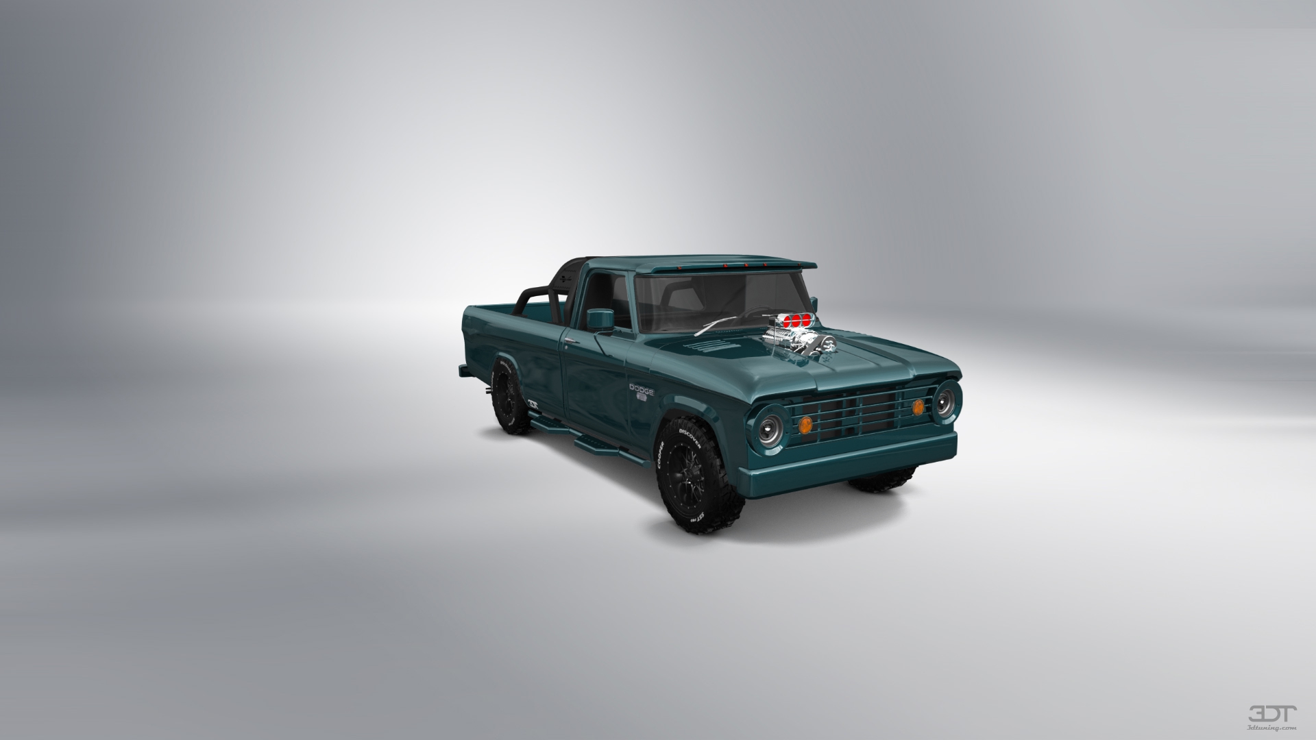 Dodge Power Wagon W200 2 Door pickup truck 1966 tuning