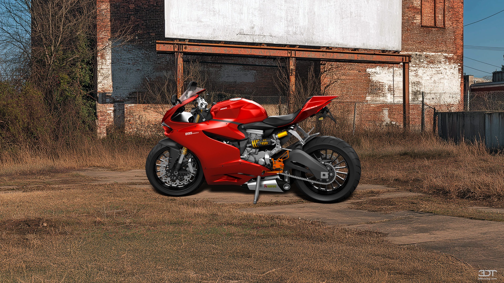 Ducati 899 Panigale Sport Bike 2015 tuning
