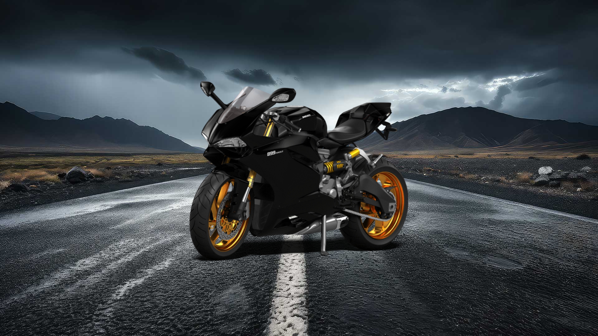 Ducati 899 Panigale Sport Bike 2015