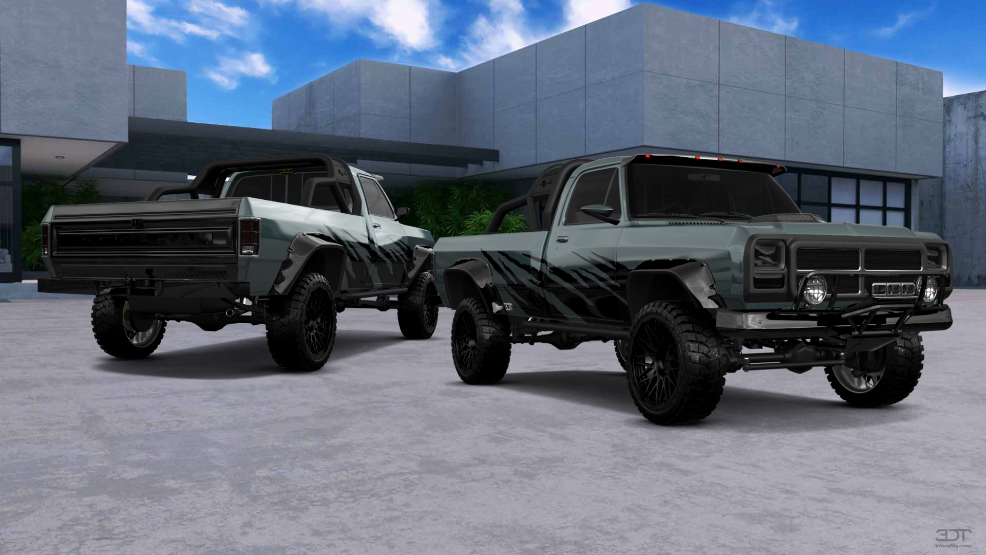 Dodge Ram 2 Door pickup truck 1991 tuning