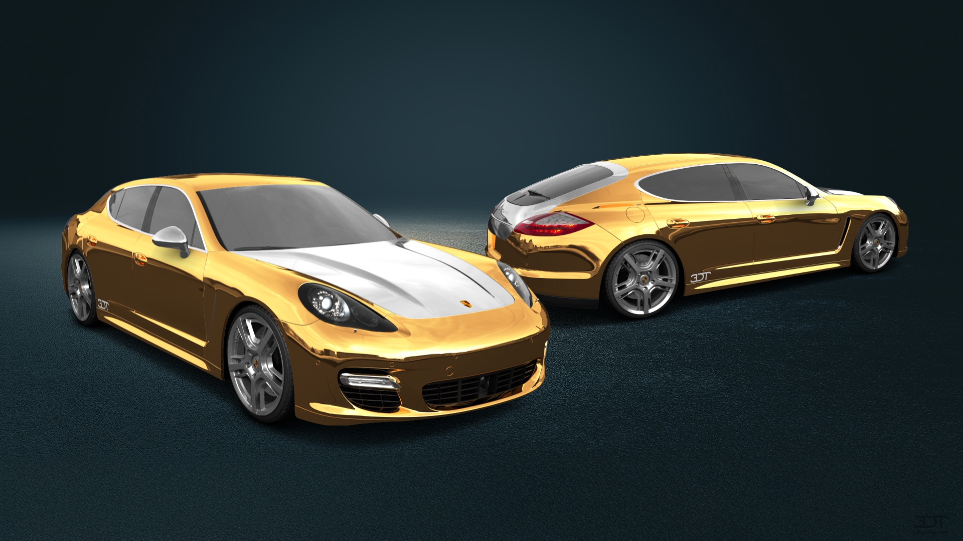 Porsche Panamera 4 door fastback saloon 2011
